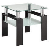 Dyer Black 3-Piece Rectangular Coffee and End Table Set from Coaster - Luna Furniture