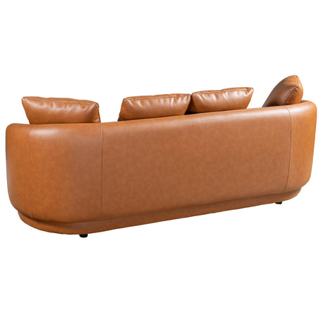 Dylan Cognac Leather Sofa from Midinmod - Luna Furniture