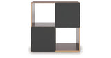 Glosmount Cherry/Light Brown Four Cube Organizer from Ashley - Luna Furniture