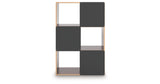 Glosmount Cherry/Light Brown Six Cube Organizer from Ashley - Luna Furniture