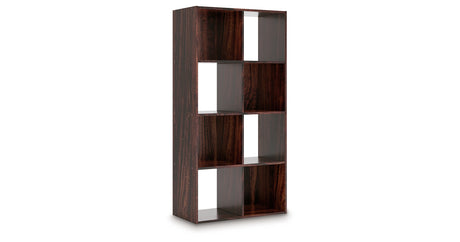 Glosmount Cherry/Light Brown Eight Cube Organizer from Ashley - Luna Furniture