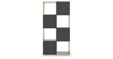 Glosmount Cherry/Light Brown Eight Cube Organizer from Ashley - Luna Furniture