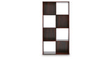 Glosmount Cherry/Light Brown Eight Cube Organizer from Ashley - Luna Furniture