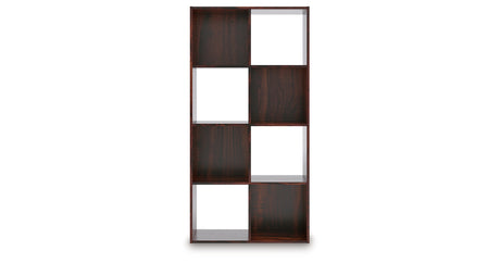 Glosmount Cherry/Light Brown Eight Cube Organizer from Ashley - Luna Furniture