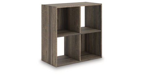 Shallifer Brown Four Cube Organizer from Ashley - Luna Furniture