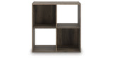 Shallifer Brown Four Cube Organizer from Ashley - Luna Furniture