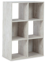 Paxberry Whitewash Six Cube Organizer from Ashley - Luna Furniture