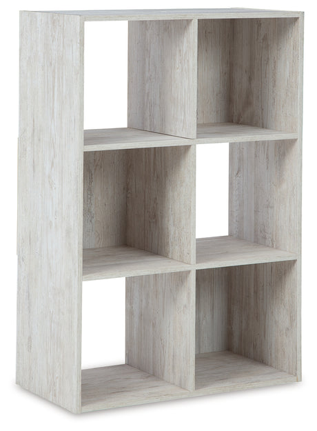 Paxberry Whitewash Six Cube Organizer from Ashley - Luna Furniture
