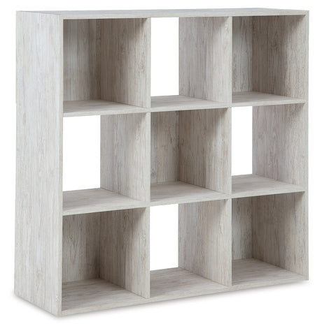 Paxberry Whitewash Nine Cube Organizer from Ashley - Luna Furniture