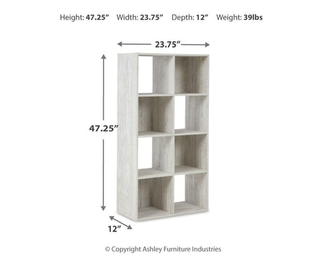 Paxberry Whitewash Eight Cube Organizer from Ashley Furniture - Luna Furniture