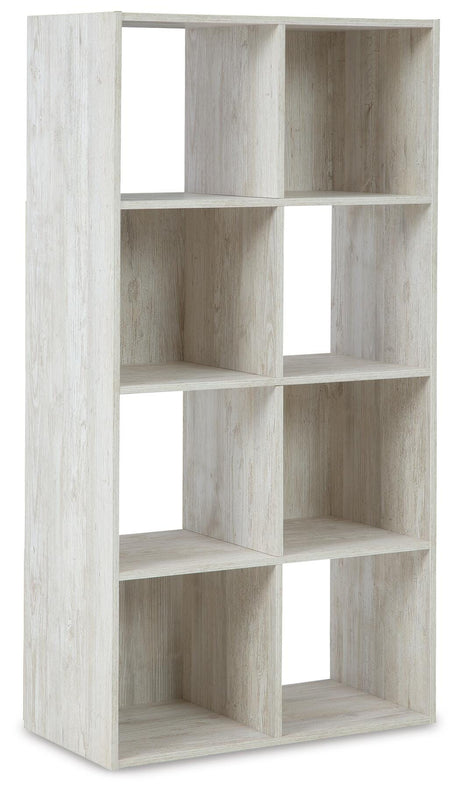 Paxberry Whitewash Eight Cube Organizer from Ashley Furniture - Luna Furniture
