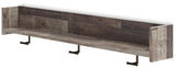 Neilsville Multi Gray Wall Mounted Coat Rack with Shelf from Ashley - Luna Furniture