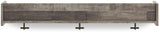 Neilsville Multi Gray Wall Mounted Coat Rack with Shelf from Ashley - Luna Furniture
