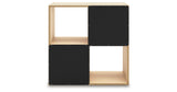 Piperton Tan Four Cube Organizer from Ashley Furniture - Luna Furniture