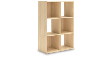 Piperton Tan Six Cube Organizer from Ashley - Luna Furniture