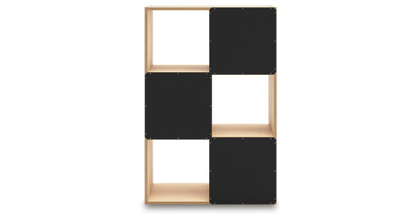 Piperton Tan Six Cube Organizer from Ashley - Luna Furniture
