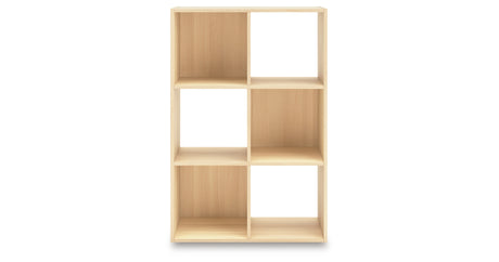 Piperton Tan Six Cube Organizer from Ashley - Luna Furniture