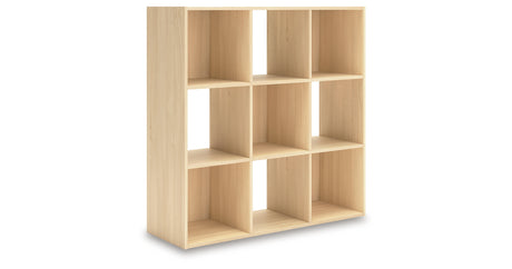 Piperton Tan Nine Cube Organizer from Ashley - Luna Furniture