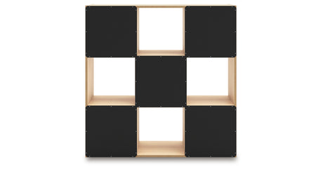 Piperton Tan Nine Cube Organizer from Ashley - Luna Furniture