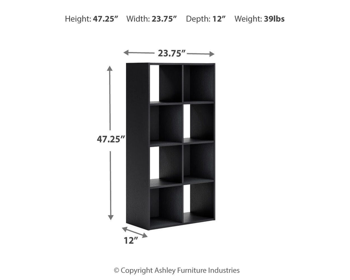 Langdrew Black Eight Cube Organizer from Ashley - Luna Furniture