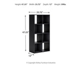 Langdrew Black Eight Cube Organizer from Ashley - Luna Furniture