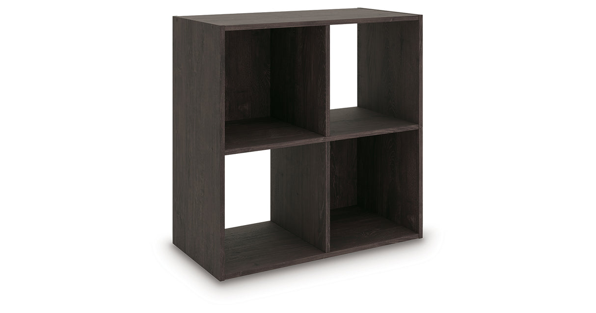 Piperton Charcoal Four Cube Organizer from Ashley - Luna Furniture