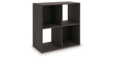 Piperton Charcoal Four Cube Organizer from Ashley - Luna Furniture