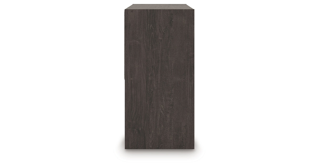 Piperton Charcoal Four Cube Organizer from Ashley - Luna Furniture
