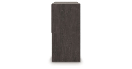 Piperton Charcoal Four Cube Organizer from Ashley Furniture - Luna Furniture