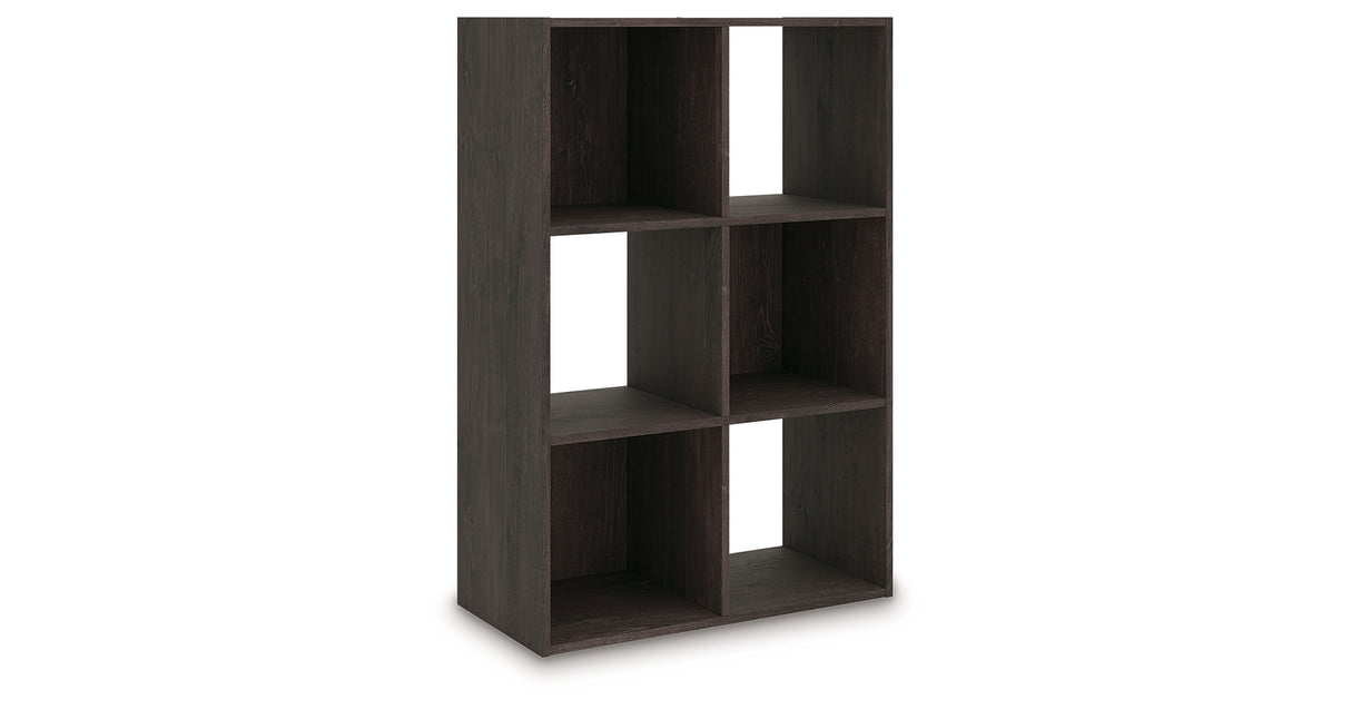 Piperton Charcoal Six Cube Organizer from Ashley - Luna Furniture