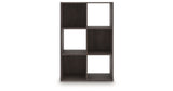 Piperton Charcoal Six Cube Organizer from Ashley - Luna Furniture