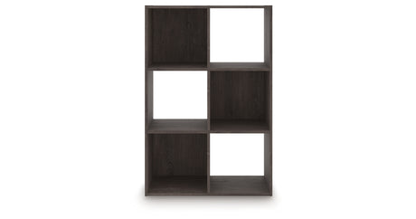 Piperton Charcoal Six Cube Organizer from Ashley - Luna Furniture