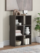 Piperton Charcoal Six Cube Organizer from Ashley - Luna Furniture