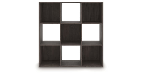 Piperton Charcoal Nine Cube Organizer from Ashley Furniture - Luna Furniture
