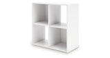 Onita White Four Cube Organizer from Ashley - Luna Furniture