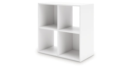 Onita White Four Cube Organizer from Ashley - Luna Furniture
