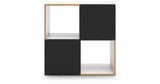 Onita White Four Cube Organizer from Ashley - Luna Furniture