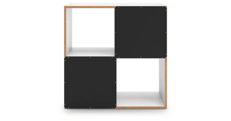 Onita White Four Cube Organizer from Ashley - Luna Furniture