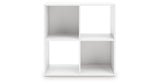 Onita White Four Cube Organizer from Ashley - Luna Furniture
