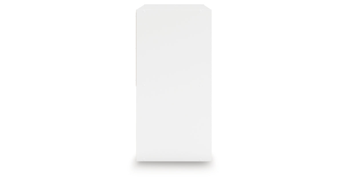 Onita White Four Cube Organizer from Ashley - Luna Furniture