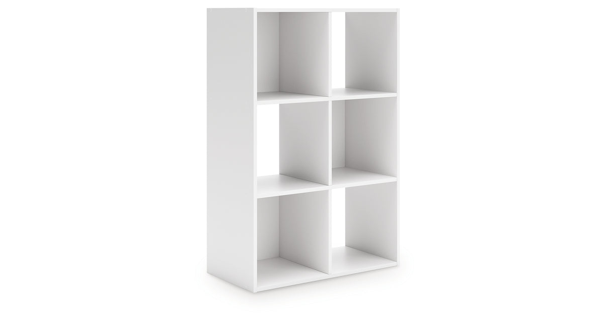Onita White Six Cube Organizer from Ashley - Luna Furniture