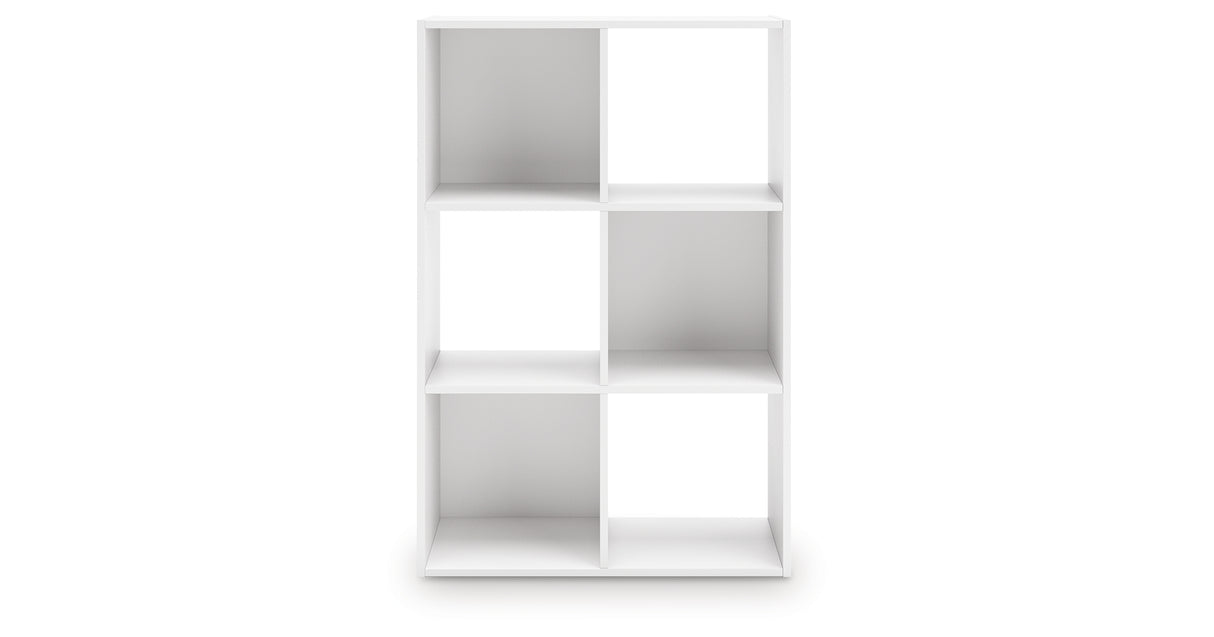 Onita White Six Cube Organizer from Ashley - Luna Furniture