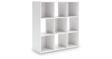 Onita White Nine Cube Organizer from Ashley - Luna Furniture