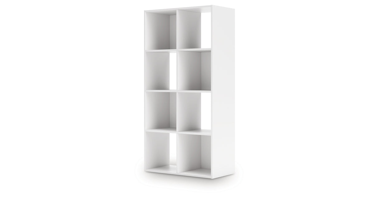 Onita White Eight Cube Organizer from Ashley - Luna Furniture