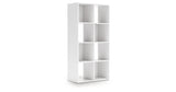 Onita White Eight Cube Organizer from Ashley - Luna Furniture