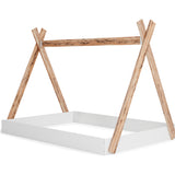 Piperton Two-tone Brown/White Full Tent Bed from Ashley Furniture - Luna Furniture