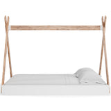 Piperton Two-tone Brown/White Full Tent Bed from Ashley Furniture - Luna Furniture