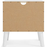 Piperton Two-tone Brown/White Nightstand from Ashley Furniture - Luna Furniture