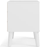 Piperton Two-tone Brown/White Nightstand from Ashley Furniture - Luna Furniture