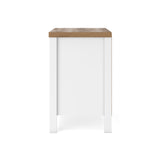 Kerisden White/Brown Nightstand from Ashley - Luna Furniture